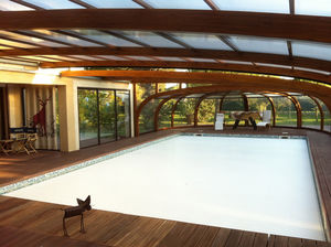 copertura per piscina a parete