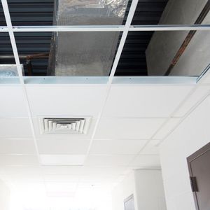 controsoffitto in fibra minerale