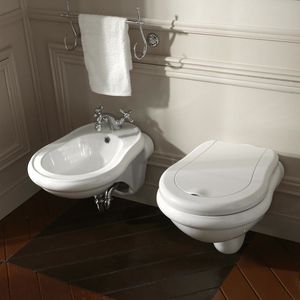 bidet sospeso / in ceramica