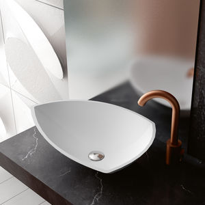 lavabo da appoggio / ovale / in Solid Surface / moderno