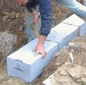 blocco di calcestruzzo cellulare