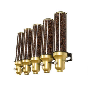 Distributore Per Caffè 53,3 Mm In Acciaio Inox Con Manico In Noce - Regolabile In Altezza, Compatibile Portafiltri 53-54 Mm Per Espresso