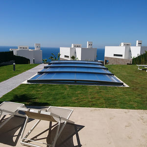 copertura per piscina bassa