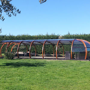 copertura per piscina alta