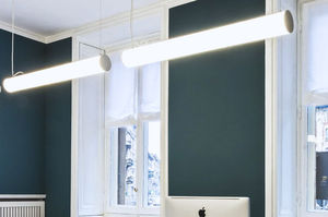 luce a sospensione / LED / lineare / in policarbonato
