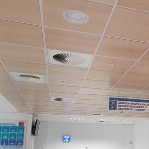 diffusore d'aria da soffitto / sospeso / quadrato
