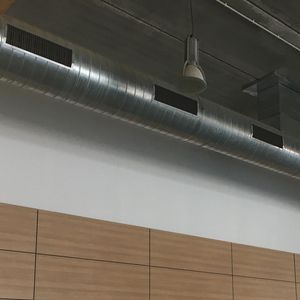 griglia di ventilazione in acciaio galvanizzato / rettangolare / riscaldante