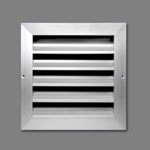 griglia di ventilazione in alluminio / quadrata / per il soffiaggio e la ripresa d'aria