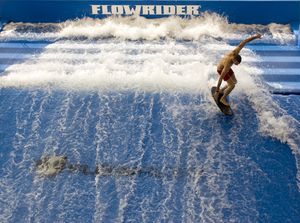 flowrider per parco acquatico