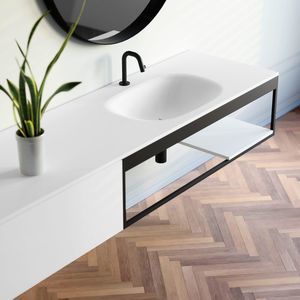 supporto per lavabo in acciaio inossidabile