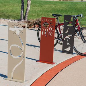 rastrelliera per biciclette a pavimento 1