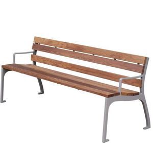 panca da giardino in legno massiccio