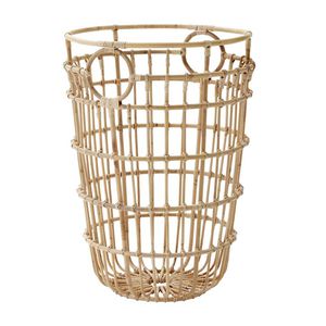 cesto per biancheria in rattan