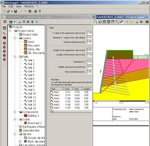 software di calcolo per muri di sostegno 1