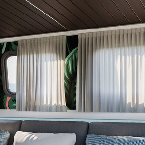 binario per tende per installazioni a soffitto