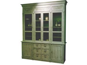 credenza con alzata classica / in legno