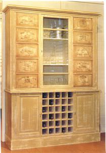 armadietto portabottiglie da appoggio