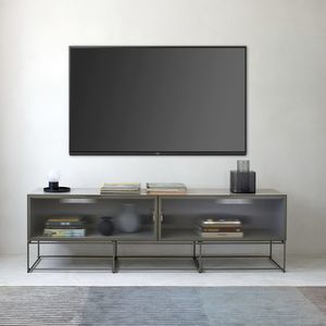 credenza con alzata contemporanea