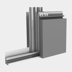 pannello in composito in metallo / per muro / per rivestimento di facciata / di isolamento