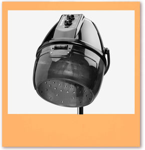 casco asciugacapelli per parrucchiere