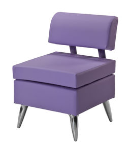 poltrona visitatore moderna / in tessuto / viola / per centro estetico