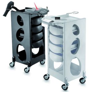 carrello terapia / per centro estetico / in metallo