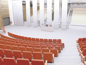 parete mobile / in acciaio / per sala conferenze