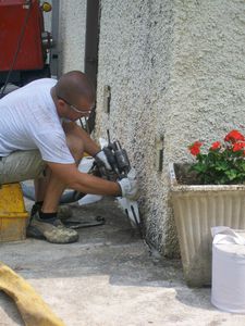 sistema di iniezione di resina / per consolidamento terreni / per stabilizzazione di edifici / sistema combinato di e micropali in acciaio