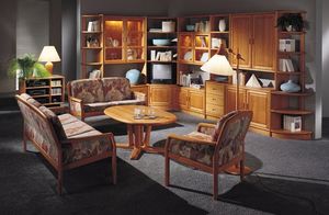 parete attrezzata per soggiorno design scandinavo