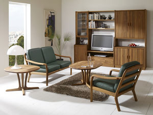 parete attrezzata TV design scandinavo