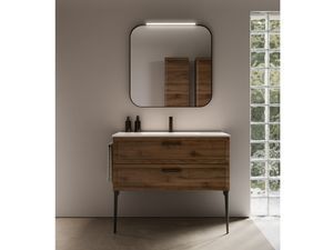 supporto per lavabo in legno 1