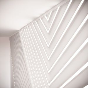 profilo luminoso a muro