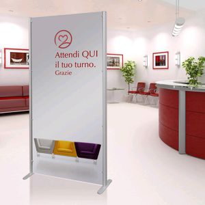 divisorio per ufficio a pavimento