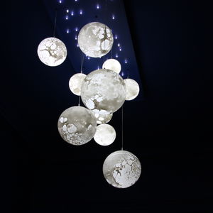 lampada a sospensione / moderna / in vetro soffiato / LED