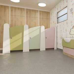 cabina per bagni pubblici in HPL 1