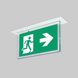 illuminazione di emergenza da incasso a soffitto