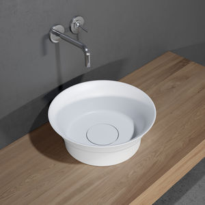 lavabo da appoggio / tondo / in Solid Surface / moderno