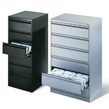 armadio classificatore basso / in acciaio / con cassetti / moderno