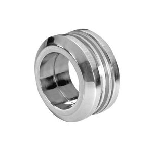 maniglia per porta scorrevole / in acciaio inox / moderna
