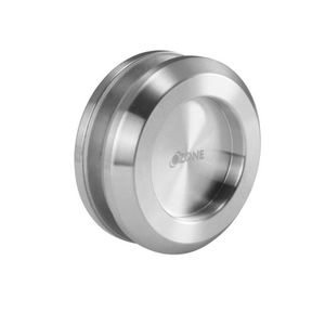 maniglia per porta scorrevole / in acciaio inox / moderna