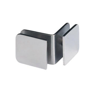 morsetto per vetro in acciaio inox / per interni / per interni
