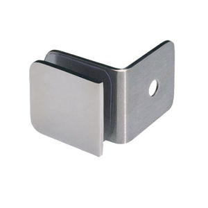 morsetto per vetro in acciaio inox / per interni / per interni