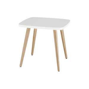 tavolo d'appoggio moderno / in legno / tondo / per ristorante