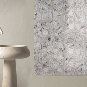 mosaico da interno / da parete / in vetro / motivo geometrico