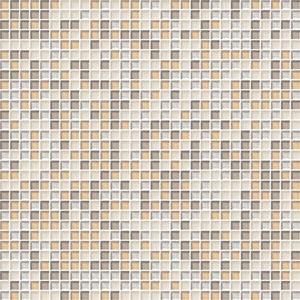 mosaico da interno / da parete / in vetro / quadrato