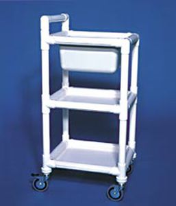 carrello di servizio / per struttura sanitaria / in plastica