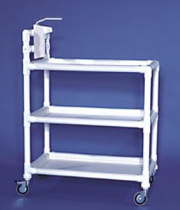 carrello di servizio / per struttura sanitaria / in plastica