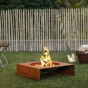 braciere da giardino a legna
