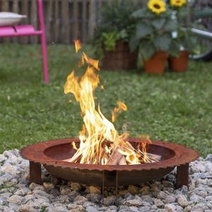 braciere da giardino a legna