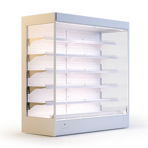 vetrina refrigerata con scaffali